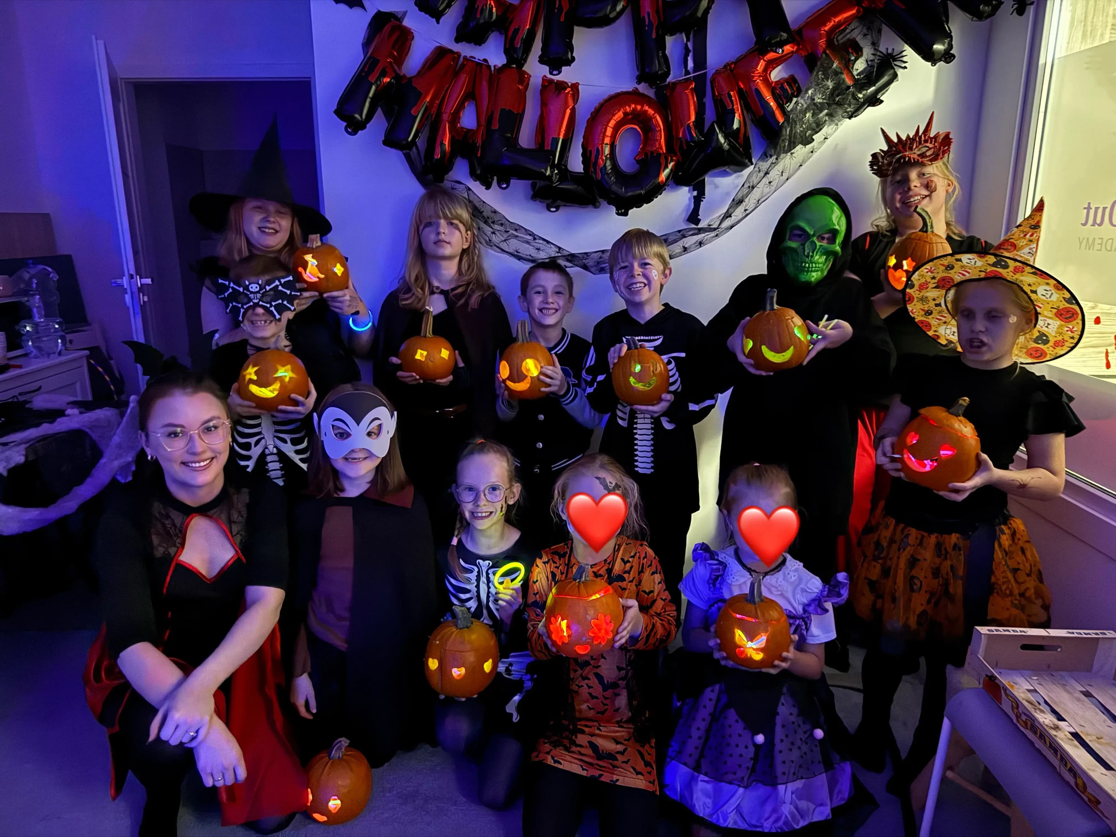 Straszne przebrania uczniów na Halloween w Inside Out Gdańsk